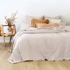 Bambury Pebble 100% Linen Doona Quilt Cover Set Queen King Super King Size