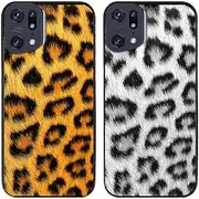 2 Pcs/Lot Sexy Leopard Printed TPU Soft Gel Silicone Back Phone Case Cover (Case for Oppo Find X5 Pro)