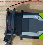 Nvidia Tesla P40 P100 V100 K80 M40 Blower Fan Kit - Fits Standard 92 mm Fan
