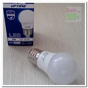 愛普特E27/3W LED燈泡/3W超亮/led省電泡燈3W/白光/300lm流明/色溫6500K (7.7折)