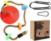 Climbing Rope Swings for Trees, Topind Kids Disc Swing Seat Set, Kids Outdoor...