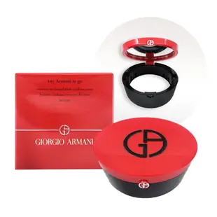 Giorgio Armani 亞曼尼 完美絲絨持久氣墊粉餅15g(蕊+盒)-公司貨