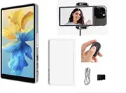 CP5 Phone Vlog Selfie Monitor Screen 5 inch FHD Touch Screen Rear Camera Monitor for Live Streaming,TikTok,Compatible with iPhone Include Magnetic Silicone Case (White case)