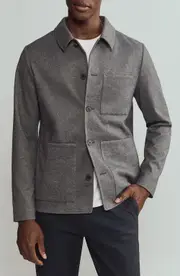 Rhone Highlands Chore Coat in Asphalt Heather at Nordstrom, Size X-Large