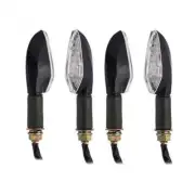 4x Black LED Turn Signal Light Indicators 4 Kawasaki Ninja 250R EX250 Versys