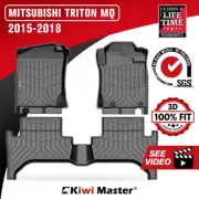 KIWI MASTER 3D TPE Car Floor Mats Fit Mitsubishi Triton MQ 2015-2018 (for: Mitsubishi)