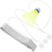 BESPORTBLE Badminton Training Kit Automatic Rebound Shuttlecock Trainer for Practice Use Space Saving Design Effortless Rebound Enhance Skills with Elastic Ropes