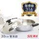 西華SILWA 極光PLUS316不鏽鋼萬用鍋30cm-雙耳款