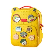Catzon Kids Backpack For Boys and Girls Large Capacity Light Tide School Bag For Preschool/Kindergarten/Elementary School-Yellow