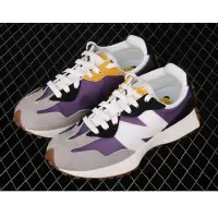 在飛比找Yahoo!奇摩拍賣優惠-New Balance MS327系列皮面復古休閒運動慢跑鞋