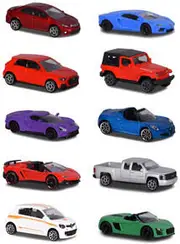 Majorette Street Cars with Display Box