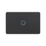 Deta Matte Black Grid Connect Smart Single Gang Touch Light Switch