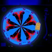 Dracula On Drugs Turntable Slipmat GLOW BLACKLIGHT 12 inch