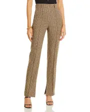 Vanessa Bruno Check Straight Leg Trousers
