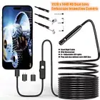 For iPhone 16/15/14/13/X Android Endoscope Borescope Inspection Camera Dual Lens