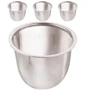 4 Pcs Tea Strainer for Loose Leaf Fine Mesh Leakage Net Travel