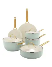 [GreenPan] Padova Cookware Set 6pc in Mint Green