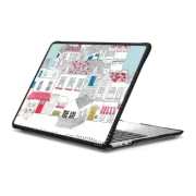 MacBook Air 13-inch (M2 - M4) Impact Case CITY DOODLE