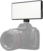 Kcolly 12W Pocket Led Light Mini Video Lamp Photography Light 2500K-9000K Color Temperature CRI>95 with 192pcs Beads with 1/4in Screw Hole for Live Streaming Home Studio Comercial Photography