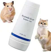 Puppy Dry Shampoo | Dog Bath Shampoo 350g - Bathing Supply Pet Dry Cleaning Powder for Cats Hamsters Bunny Short Hair Daily Use Travel Outdoor Home Grooming Bathroom Clinic