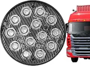 Flashing Lights for Vehicles | Round Emergencies Lamp - 12-24V 14 Tail Side Marker Light Flashing Turn Signal Lamp for Car Truck Trailer Tractor