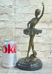 Modernist Ballerina Bronze Sculpture Home Office Trophy Decoration Figurine SALE