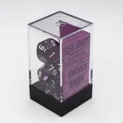 Chessex - Translucent Polyhedral 7-Die Set - Purple/White (CHX23077)