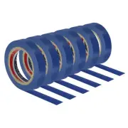 6Pcs 32.8Ft Tennis Racket Badminton Racquet Grip Finishing Tapes, Blue