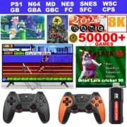 50000+ 8K 128G Video Game Retro Game Stick Console 2X Wireless Controller HDMI