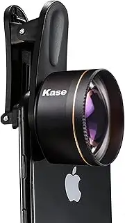 Kase Smartphone Master Macro Lens with Phone Clip for iPhone 16 15 14 13 12 11 8 7 XR X XS 6/Samsung/Android,17mm Thread Mount Cell Phone Macro Lens Attachment,Metal Body