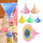 5Pcs Small Large Medium Wide Mouth Kitchen Funnel Plastic Set Variety Liquid
