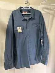 Wrangler Shirt Men’s Size 3XL All Day Comfort Epic Soft Flex Denim Long Sleeve