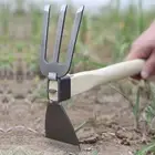 Reduce Strain Agricultural Hoes High Quality Wood And Metal Wooden Handle