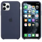 Genuine Apple Silicone Snap Case Cover For iPhone 11 Pro Midnight Blue Navy