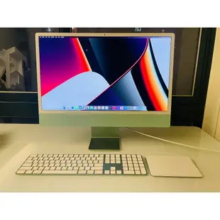 台中 iMac 24吋 4.5K Retina M1 16G 1T 綠色 Apple 蘋果電腦