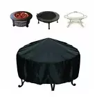 Large Fire Pit Cover, Waterproof, Windproof, Anti-UV, Heavy Duty Proof Oxford