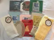 Lot of AIDA 14 Count Cross Stitch Fabric, Towels, Ornament, Ribband