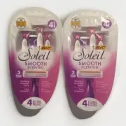 Bic Soleil Smooth Scented (3 Blades) 2 Packs, 8 Razors Total Women’s Razor