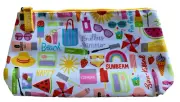 New Clinique Cosmetic Makeup bag for Women Adorable Roomy Summer Hello Sunshine