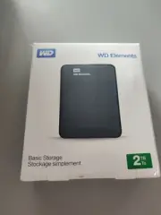 Western Digital Elements 2TB External Hard Drive NIB