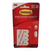 3M Command Refill Strips 20ct, Small, White (17022-ES)