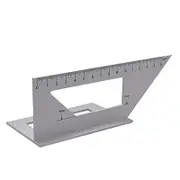 Multifunction Aluminum Woodworking Scriber T Ruler 45 To 90 Measuring Draw Tool Measuring Tapes & Rulers