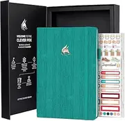 Clever Fox Ultimate Achiever's Goal Planner - Focus & Productivity 90 Day Journal. Daily Weekly Monthly Planner Organizer & Hourly Schedule Notebook - Undated, Hardcover, A5 Size, Turquoise