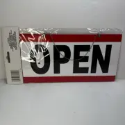Open/Closed - Will Return Clock Sign With Chain To Hang (Red) New