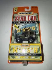 1997 Matchbox Star Car Collection M*A*S*H MASH 4077's US Army Jeep NIB MINT