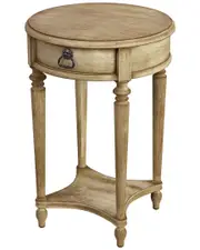 Butler Specialty Company Jules 1 Drawer Round End Table With Storage