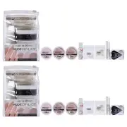 Nudecrylics Cover Powder Kit - Pack of 2 by Cuccio Pro for Women - 1 Kit 3 x ...
