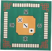 Kisangel Mahjong Mat Slip Gaming Table Cover with Noise Reduction for Poker Card and Board Games Gaming Tabletop Cushion