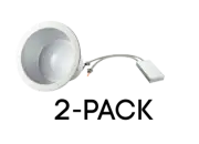 2-Pack Eiko 09242 Cdr-5C-840K-U Led Downlight 10″ Retrofit 50W 4200 Lumens 4000K