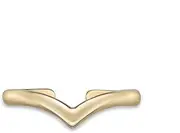 [Lavari Jewelers] 10k Yellow Gold Adjustable Open Chevron Band Toe Ring for Women Classic One Size Fits Most Toes 3 mm Wide, Metal, No Gemstone